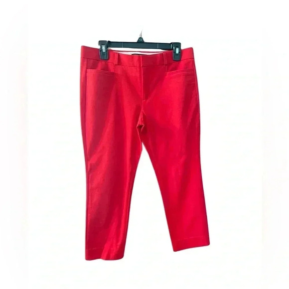 Banana Republic Sloan red pants/capris size 6S - Picture 1 of 5